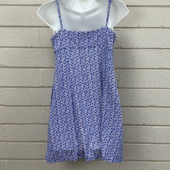 Urban Outfitters TGIF Blue Multi - Floral Mini size M - Picture 10 of 10